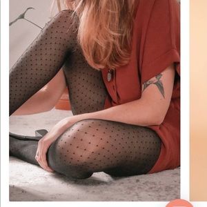 From Rachel Fishnet Style Tights